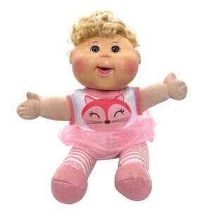 2015 CPK Cabbage Patch Kid Ballarina Doll Brown Eyes Fox Shirt And Tutu 12 Inch